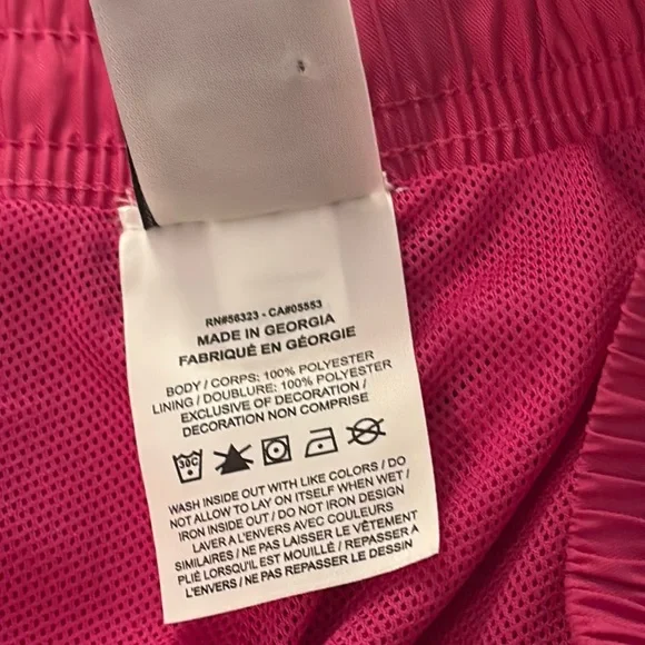 Nike Men's Vibrant Pink Athletic Shorts - Picture 5 of 6